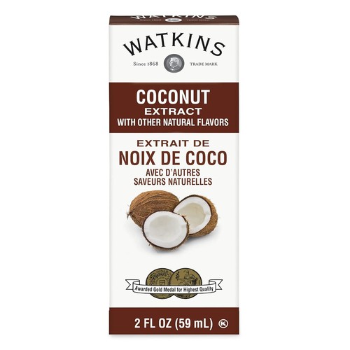 Watkins Coconut Extract with Other Natural Flavors, 2 oz. Bottles, Pack of 6 (Pa