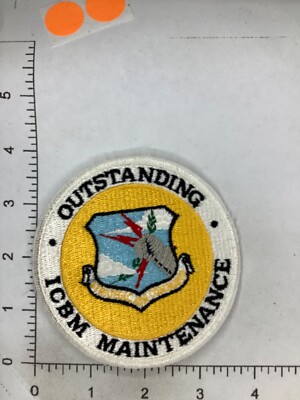 VINTAGE USAF OUTSTANDING ICBM MAINTENANCE SQUADRON PATCH | eBay
