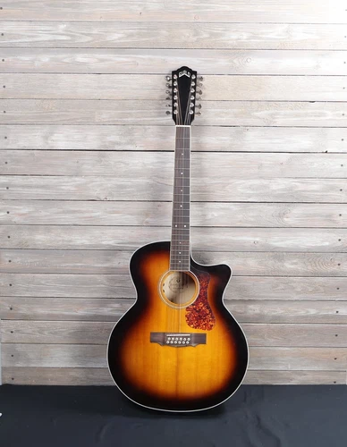 Guild F-2512CE 12 String Acoustic-Electric Guitar As Is Back Scratch
