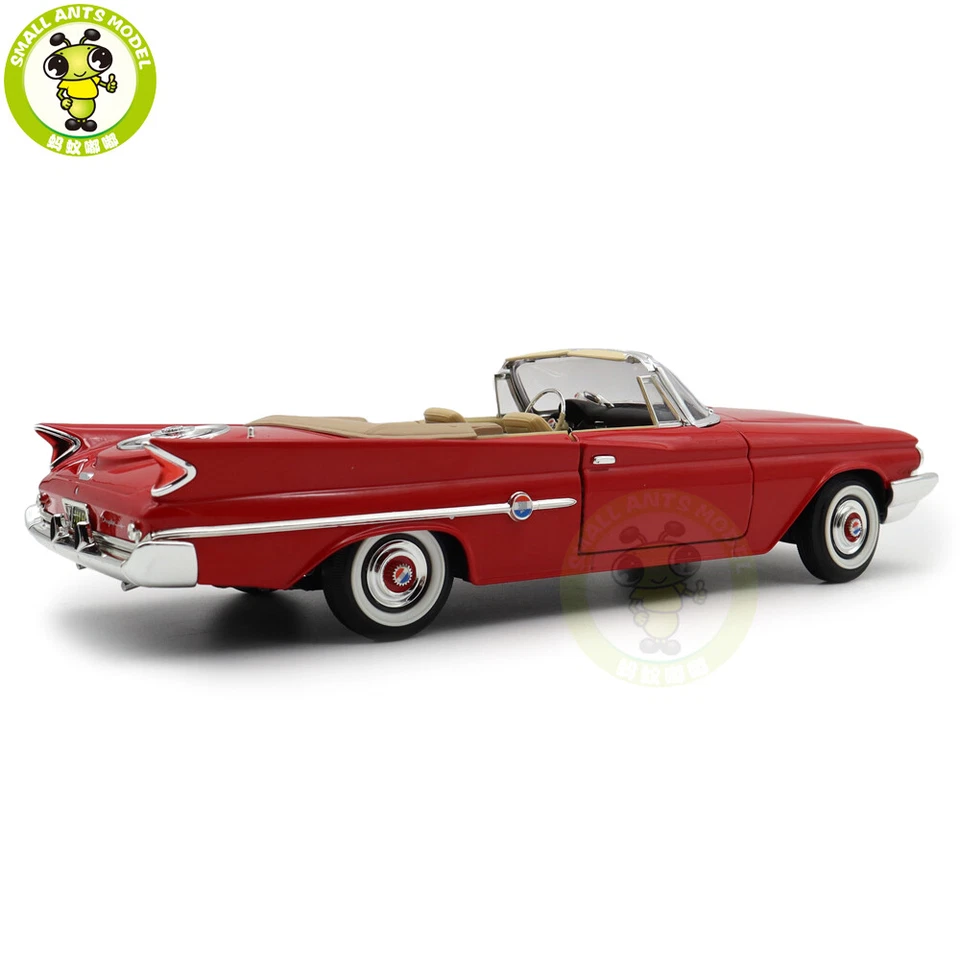 1/18 1960 Chrysler 300F Road Signature Red Diecast Model Toy Car Gifts - Image 4 of 4