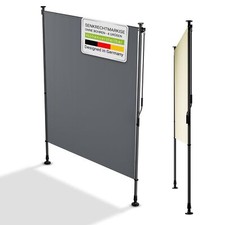 Senkrechtmarkise Klemmmarkise Sichtschutz Balkon Wetterfest Rollo Juskys®