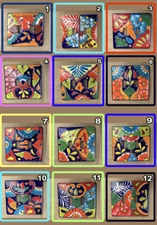 H3 Talavera Double  switch  wall Plate Mexico Amigos Pottery light  Hand MX art