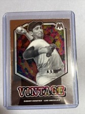SANDY KOUFAX 2021 Panini Mosaic Baseball Los Angeles Dodgers VINTAGE Insert