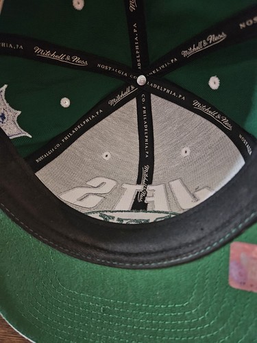  New York Jets Mitchell & Ness NFL Vintage Collection Cap Hat Green/White - Picture 10 of 13