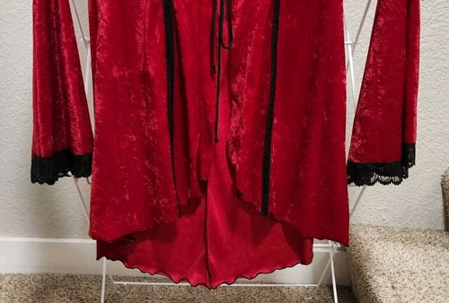 Vintage Lippenbekenntnis Mittelalter Vampir Tunika Top Goth Renaissance viktorianisches Korsett 2XL - Bild 6 von 16