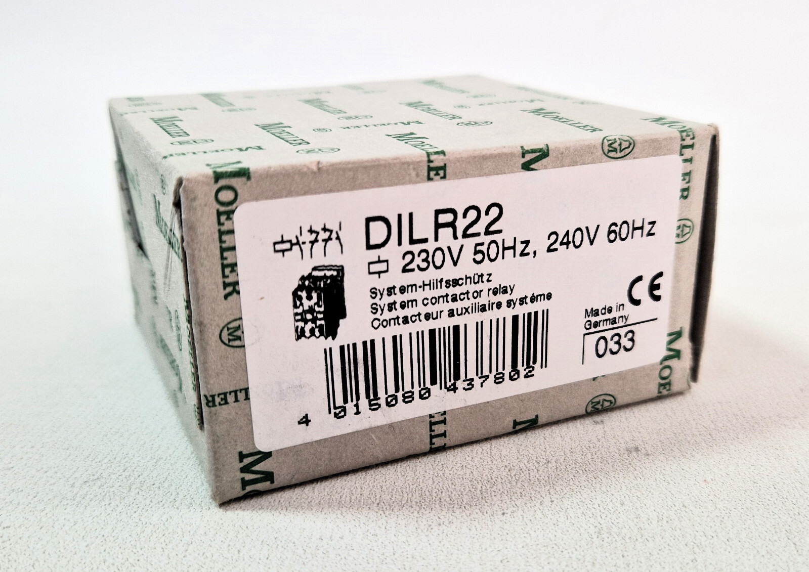 Moeller DIL R22 System-Hilfsschütz 230V 50Hz, 240V 60 Hz Hilfsschütz DIL R22