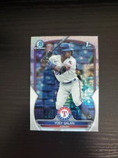 Yosy Galan - 2023 Bowman Chrome 1st Bowman Prospect - BCP-221 - MOJO REFRACTOR