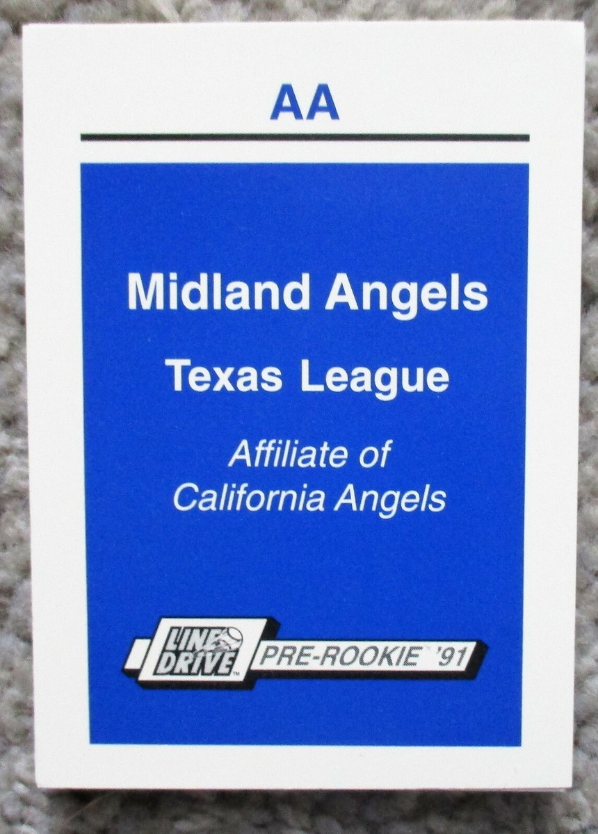 try∴angle [CD] 1991 Line Drive Pre-Rookie MIDLAND ANGELS 26 Card Team Set