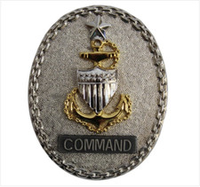 GENUINE U.S. COAST GUARD BADGE: ENLISTED ADVISOR E8 COMMAND: SENIOR - REGULATION