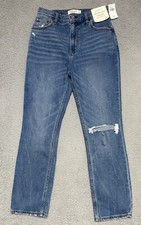 Abercrombie  Fitch The 90's Slim Straight Ultra High Rise Jeans Size 27/4 NEW