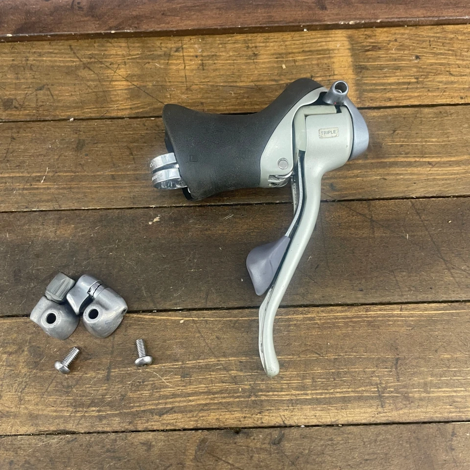 Vintage Shimano 105 ST-1055 Shifter TRIPLE LEFT Front 3 Speed STI Shift Lever A8 - Image 4 of 4