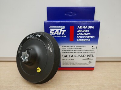 SAIT 125 MM x M14 SAITAC KLETT-WINKELSCHLEIFER SCHLEIFSTÜTZTELLER