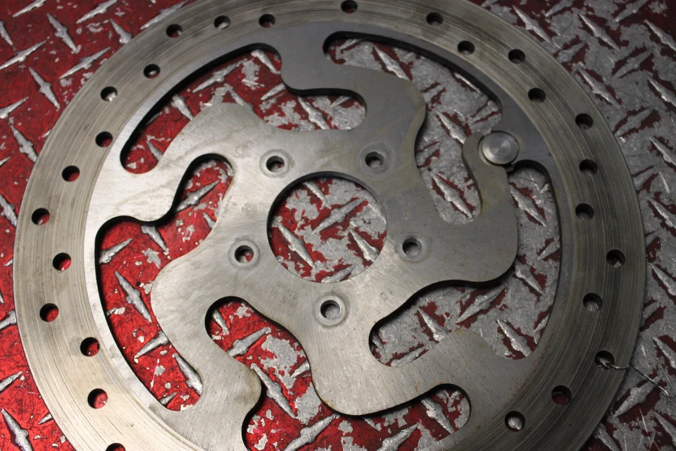 2010 HARLEY DAVIDSON ROAD KING OEM ПРАВЫЙ ПЕРЕДНИЙ ТОРМОЗ РОТОР ПРЯМОЙ RK58 - Изображение 4 из 4