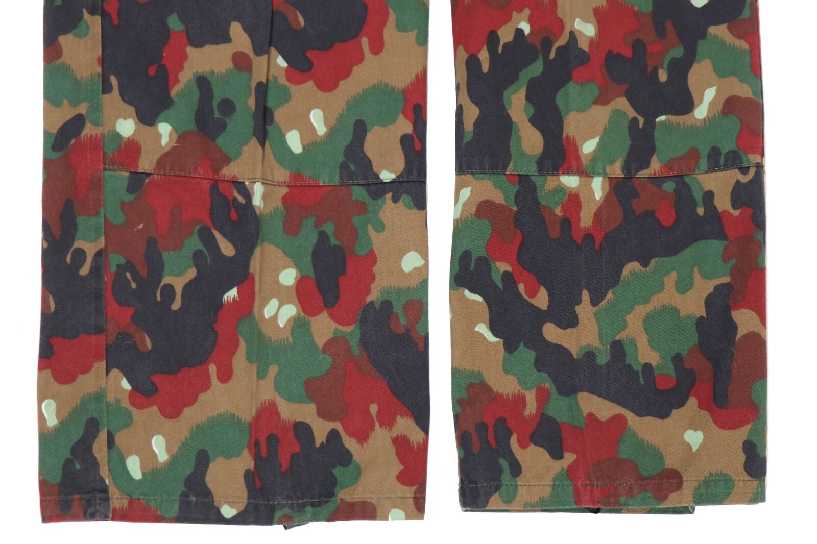 Small Regular (40/76) - Swiss Army Alpenflage M83 Combat Pants Trousers Camo M70