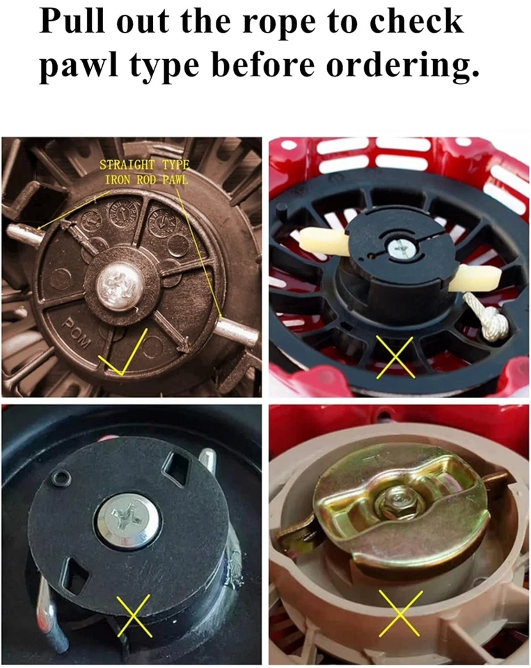 Genuine Honda GX120 GX160 GX200 Engine Recoil Pull Starter 28400-Z4M-305ZD Black - Image 3 of 4