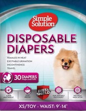 Disposable Dog Diapers for Female Dogs, True Fit, Absorbent, Leak Proof......104