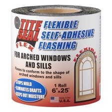 Tite Seal TSF625 Rubber Self-Adhesive Waterproof Flashing 25 L ft. x 6 W in.