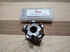TyCarb 2" Shell Mill With 21 New Inserts.  5 Flutes And Thru Coolant. Excellent!