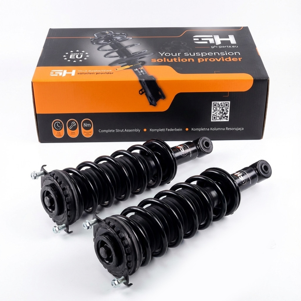 2x Complete Struts Assembly Rear for Subaru Legacy IV (BL) 2003- 2.5 4WD Estate
