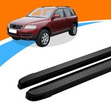 Trittbretter passend für VW Touareg ab Baujahr 10/2002-05/2010 MAJA Schwarz mit