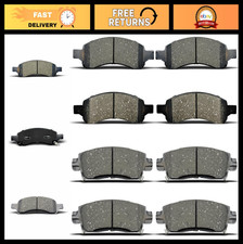 Kit de pastillas de freno de disco delanteras y traseras 8 piezas para Buick Enclave, Chevy Traverse, GMC Aca