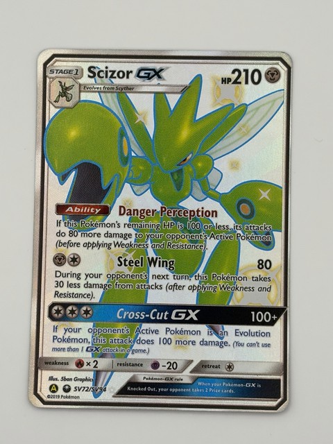 Scizor GX Sv72/Sv94 Hidden Fates: Shiny Vault Holo