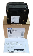  NEW  EATON BRSF125 Subfeed Lug Block 125 A 120/240V 2 Pole FREE SHIPPING