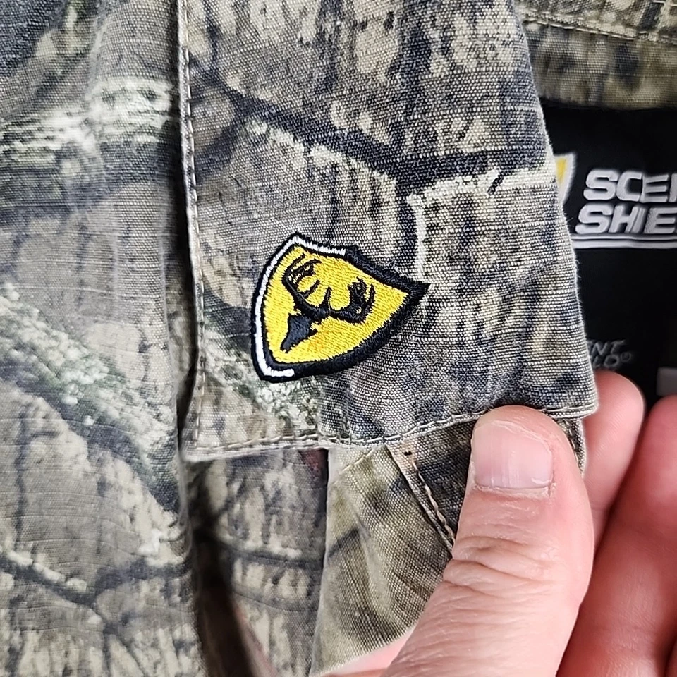 Camisa Scent Shield Para Hombres Grande Break Up Infinity Camuflada S3 Ripstop Capa de Caza Foto 4 de 4