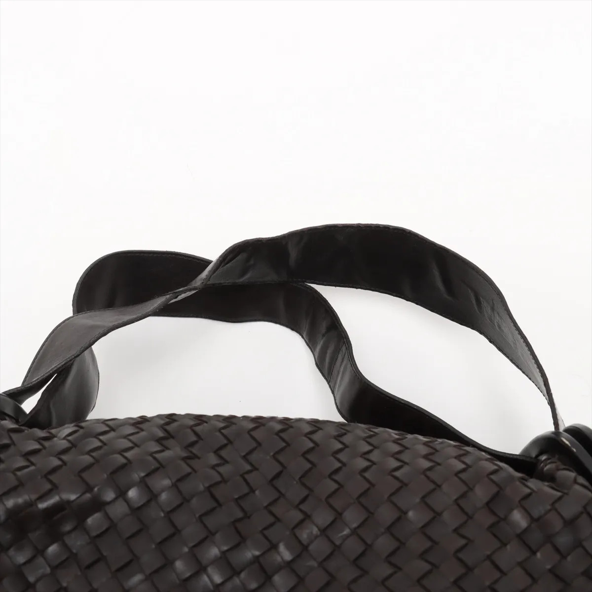 Bottega Veneta Intrecciato Leather Boston bag Black thumbnail 6