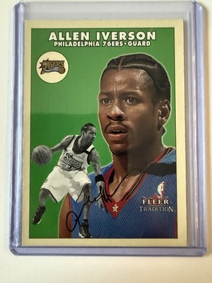Allen Iverson 2000-01 Fleer Tradition #152 Glossy Philadelphia 76ers
