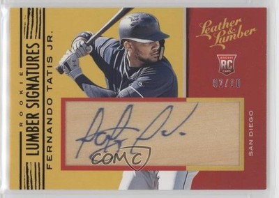 2019 Panini Leather & Lumber 2/10 Fernando Tatis Jr #140 Auto RC 07i7