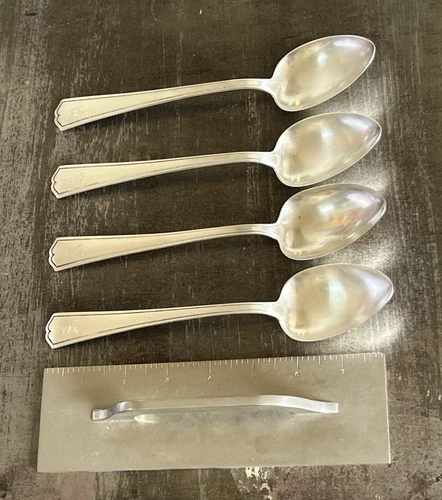 8 Gorham Whiting King Albert Sterling Silver Spoons and Knives - Free Ship!