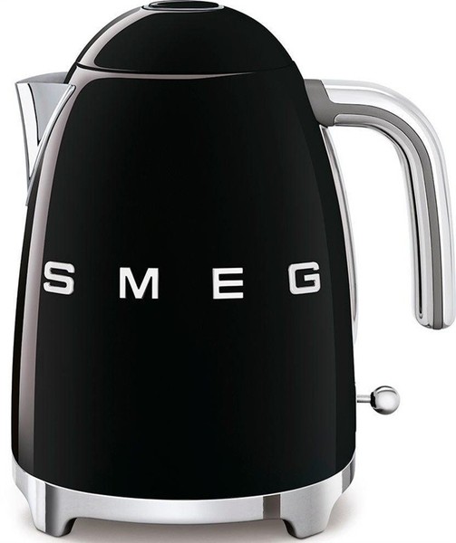 Smeg Wasserkocher KLF03BLEU 1,7 L Schwarz Edelstahl 2400 W Mit Kalkfilter 360°-image