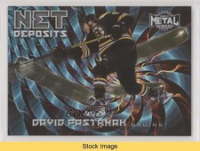 2020-21 Skybox Metal Universe Net Deposits David Pastrnak #ND-17 READ g9s