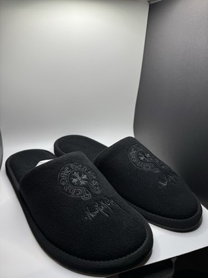 Chrome Hearts Hotel Slippers Black (NYC EXCLUSIVE) MEDIUM 