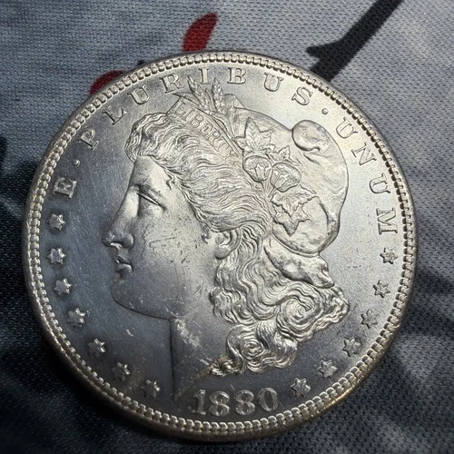1880 S MORGAN SILVER DOLLAR! BEAUTIFUL Uncirculated Coin! WOW!