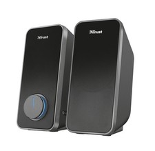 Image of Trust Arys 2.0 PC Speakers, 28 W Peak Power, 3.5 mm Aux, USB Powered, Volume