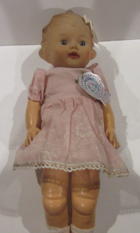 1945 Ritzy Chubby Baby Girl Doll Natural Doll Co 13.5 Inches