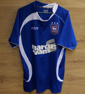 Maillot Ipswich Town Domicile 2009-2011 – Mitre – Taille XL – Très Bon état