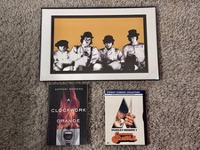 A Clockwork Orange Collector&rsquo;s Set! - Framed Canvas Artwork, Book, And DVD