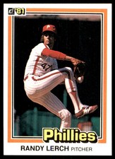 Randy Lerch 1981 Donruss #574 Phillies MLB READ FREE SHIPPING AutographDen