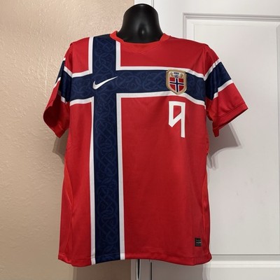 Nike Norway 2026 World Cup Home Jersey (Braut Haaland #9) | eBay
