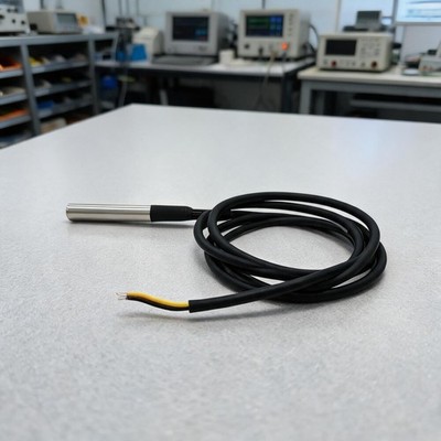 Waterproof For temperature Sensor with Green DATA Red VCC Yellow GND Wires