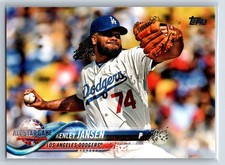 2018 Topps Update #US21a Kenley Jansen Los Angeles Dodgers   ASG