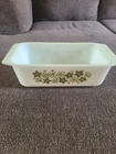 VINTAGE PYREX SPRING BLOSSOM LOAF DISH #25