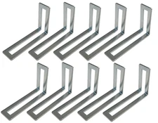 10 Pcs Adjustable L bracket Steel Corner Brace 90 Degrees