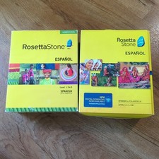 Rosetta Stone Spanish Levels 1-5 including Homeschool Edition V3  Version 4