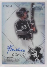 2021 Bowman Sterling Prospect Refractor /150 Yolbert Sanchez #BSPA-YSA Auto v1x