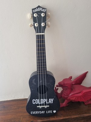   Handmade Coldplay Ukulele   ''Everyday Life'' Design   53cm Soprano Size  