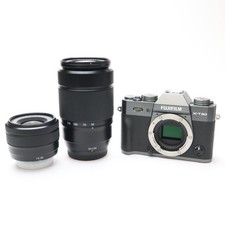 Fujifilm X-T30 Charcoal Silver  XC 15-45mm  50-230mm II Lens Kit 209